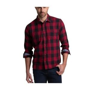 Tailor Vintage Mens Size L Buffalo Plaid Performance Stretch Flannel NWT
